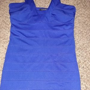 Blue Bodycon dress